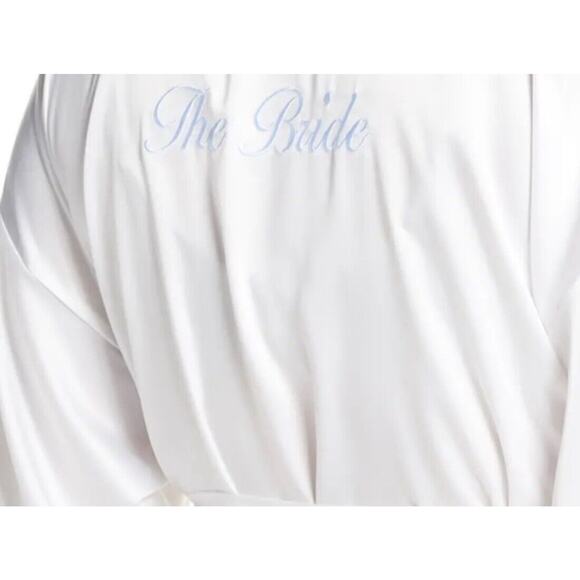 IN BLOOM BY JONQUIL ~ The Bride Satin Wrap Robe Size XXL - Picture 4 of 7